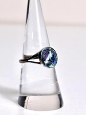 Vintage 1970s-1990s 925 Sterling Silver Abalo...