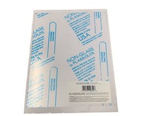 Plaskolite Clear Non-Glare Acrylic Sheet 8  x 10  x 0.050   25-Pack 1X09241A