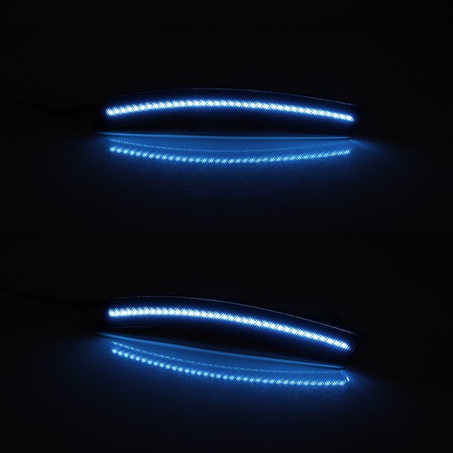 4PC Smoke LED Front+Rear Side Marker Lights Ice Blue Lamps For 02-08 Mini Cooper - Picture 9 of 13
