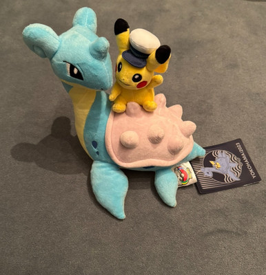 Pokemon World Championships 2023 Yokohama Lapras Pikachu Plush NEU