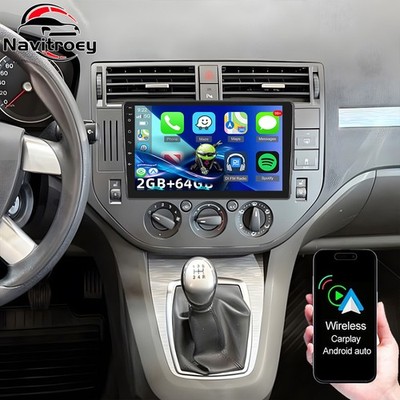 9'' Für Ford Focus C-Max DM2 Kuga Android 15 Carplay Autoradio GPS Navi BT 2+64GB
