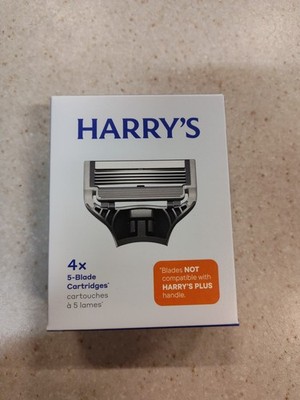 Harry's Men's Razor 5-Blade Cartridges Refill (Pack of 4)