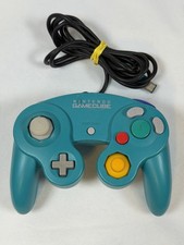 OEM Nintendo DOL-003 GameCube Controller - Emerald/Teal -  Cleaned & Tested!