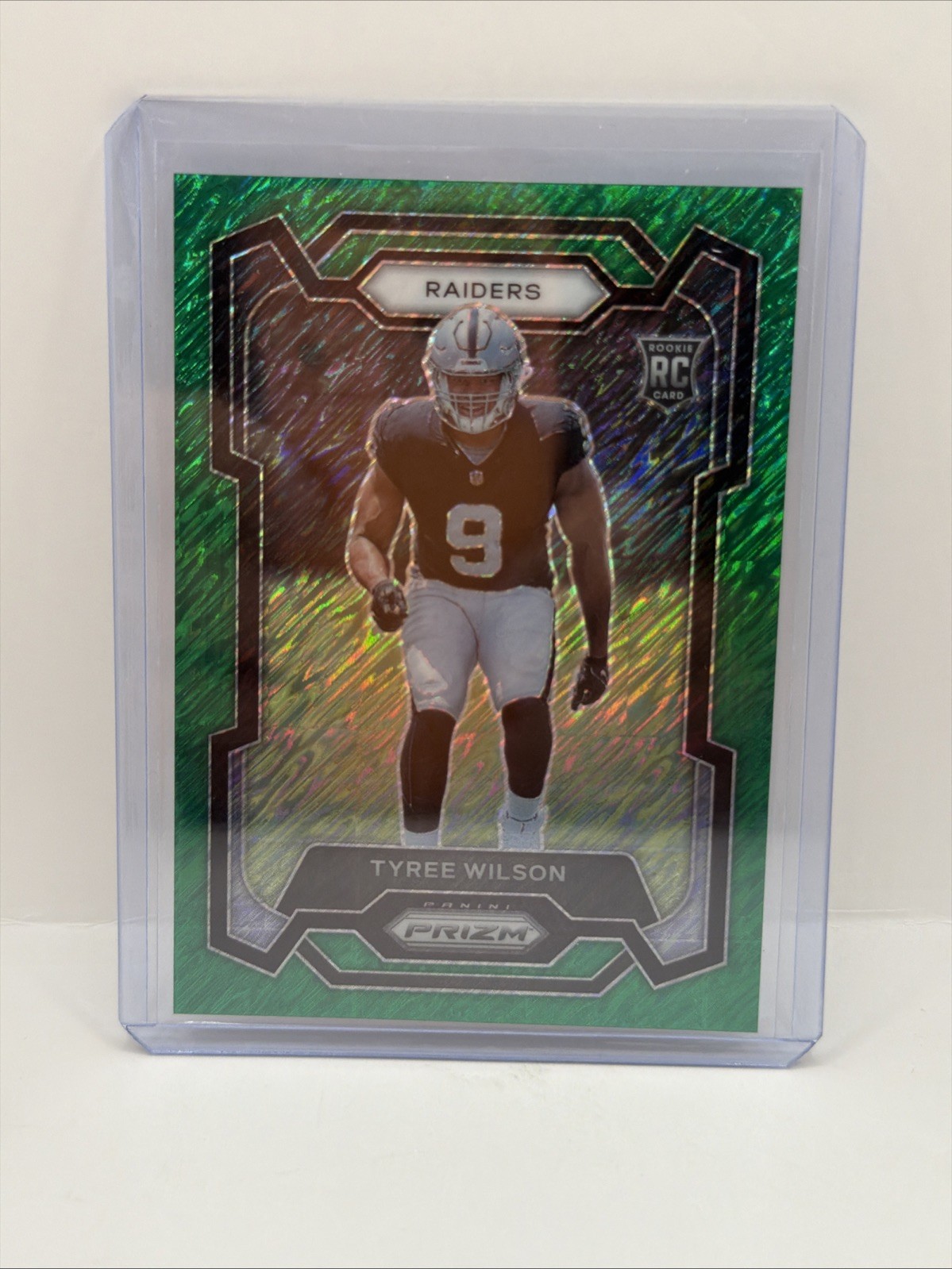 Tyree Wilson Panini Prizm #363 Green Shimmer