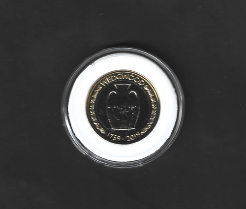 2019 THE WEDGWOOD BRITISH £2 TWO POUND COIN BUNC BRILLIANT UNCIRCULATED
