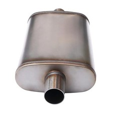 Universal 409 Stainless Muffler Straight-Through Performance Muffler 3"