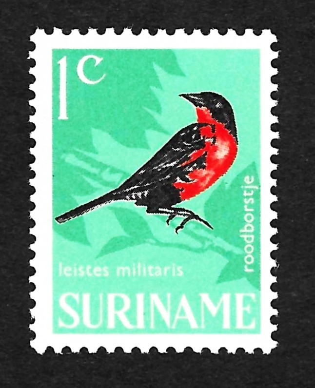 1966 Surinam Stamp Scott # 323 MNH/OG CV $.25