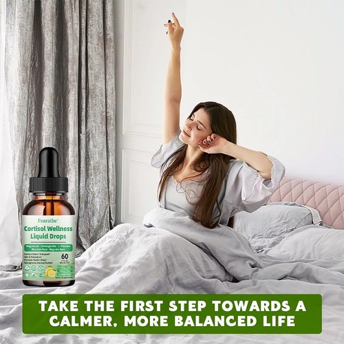 Cortisol Wellness Liquid Tropfen - Immunsystem Boost, Körperentspannung, Schlafunterstützung - Bild 2 von 16