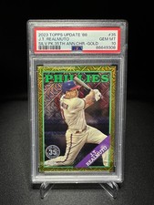 2023 Topps Update - J.T. Realmuto - 35th Gold Mojo /50 - PSA 10 - #T88CU-35