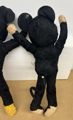 "Figuras de peluche vintage de Gund Mickey y Minnie Mouse de los primeros 20""" - Imagen 15 de 24