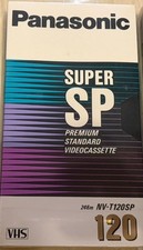PANASONIC SP T-120 VHS Videocassette Neu OVP