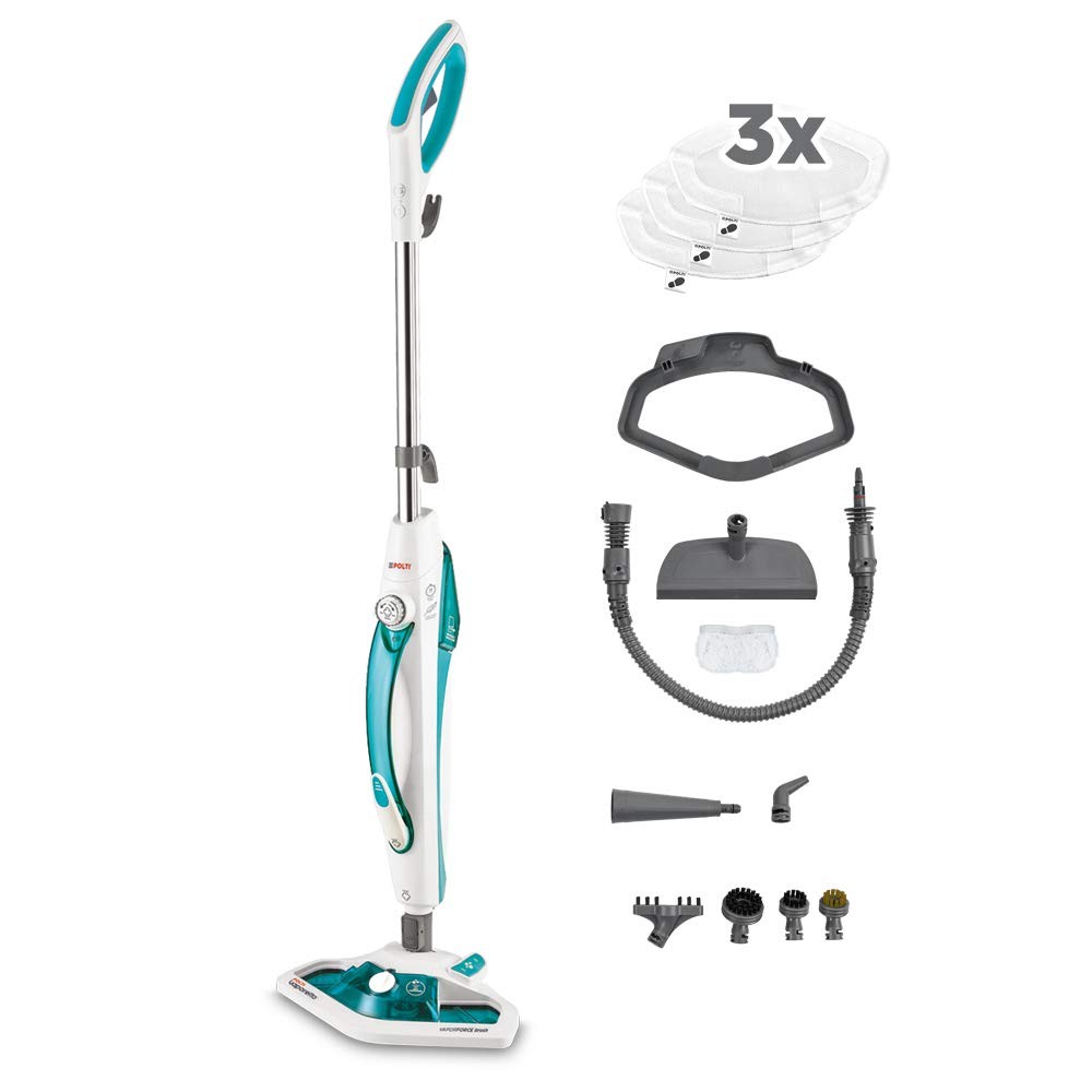 Polti Vaporetto SV450 Double Scopa Vapore 2 in 1 con Pulitore Portatile Potenza