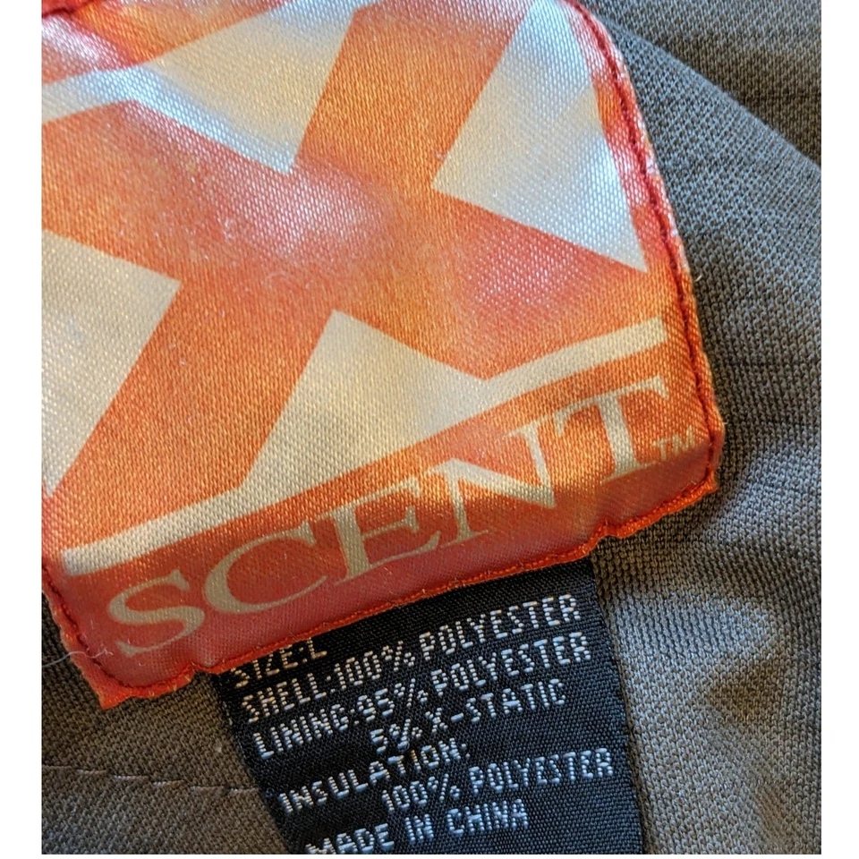 ScentLok XSCENT Realtree Camo Hunting Jacket Mens Large Insulated Zip Hunting - Image 3 of 4