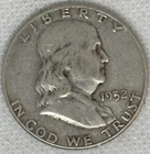 1952-D  Franklin 90% Silver Half Dollar