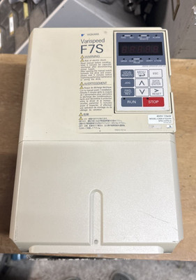 YASKAWA CIMR-F7S47P5 Inverter Drive US Free TAX Removed From The Working Machine