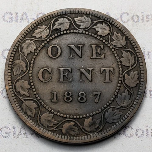 1887 Canada Large Cent — photo from the most recent tracked eBay sale