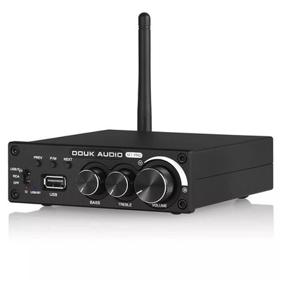 Douk Audio 320W Bluetooth 5.0 HiFi-Verstärker Empfänger 2.0-Kanal Stereo Power