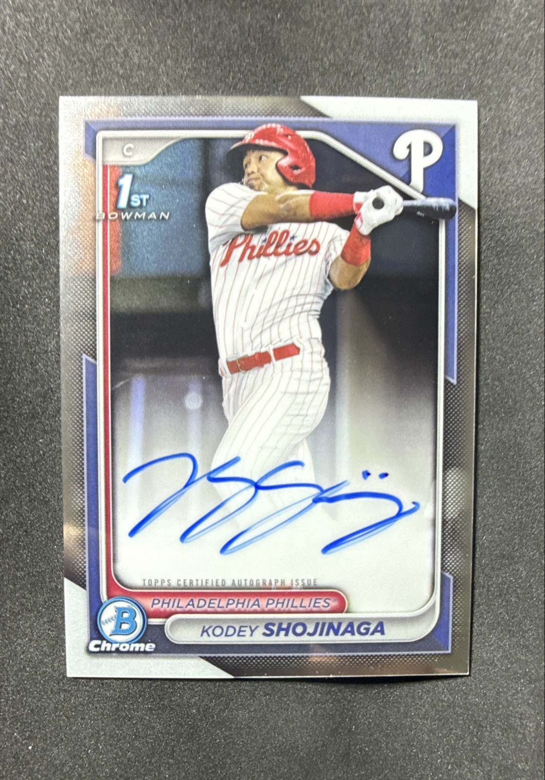 2024 Bowman Draft - Chrome Prospect Autographs Kodey Shojinaga #CPA-KSH (AU, RC)