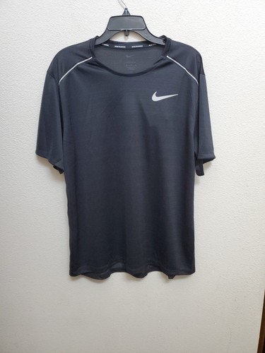 NEW Nike Running Dri-Fit Men's XL Black T-Shirt Crew Neck Short Sleeve NWT $35 - Picture 3 of 11