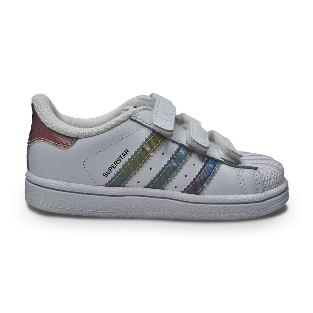 Adidas Superstar CF Infants Белый Reflect UK 4 - uk 9,5