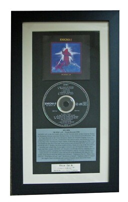 ENIGMA MCMXC A.D. +DEBUT+1st+CLASSIC CD Album QUALITY FRAMED+EXPRESS GLOBAL SHIP