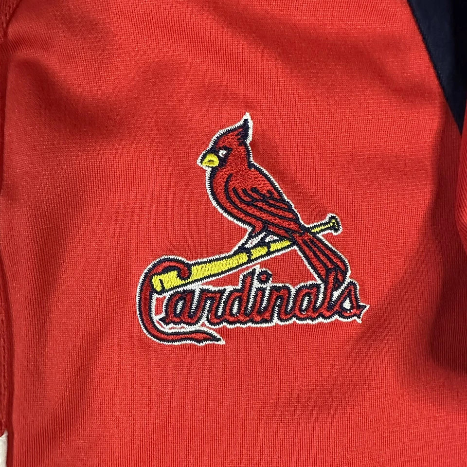 Camiseta Adidas Cardenales de San Luis Niños Mediana Roja David Freese MLB Béisbol Foto 2 de 4