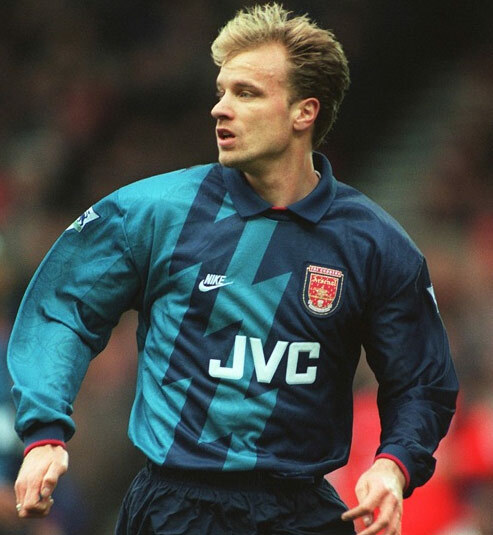 NIKE アーセナル　JVC Arsenal 1995-1996 Vintage Away Football Shirt Nike Soccer