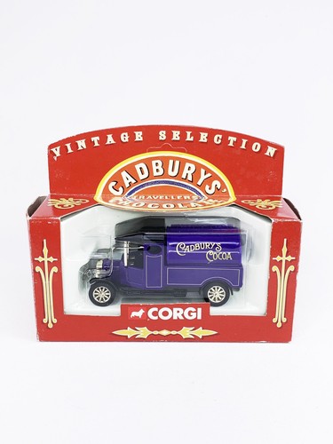 CORGI VINTAGE COLLECTION - CADBURYS TRAVELLERS CHOCOLATE COCOA VAN 61205 - Picture 3 of 5