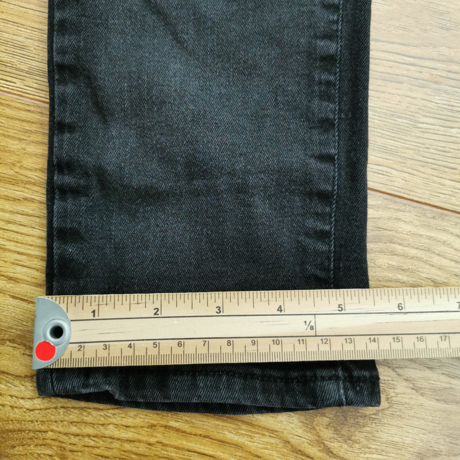 883 Police Moriarty Jeans Mens W28 L32 Black Skinny Fit Stretch Denim Button