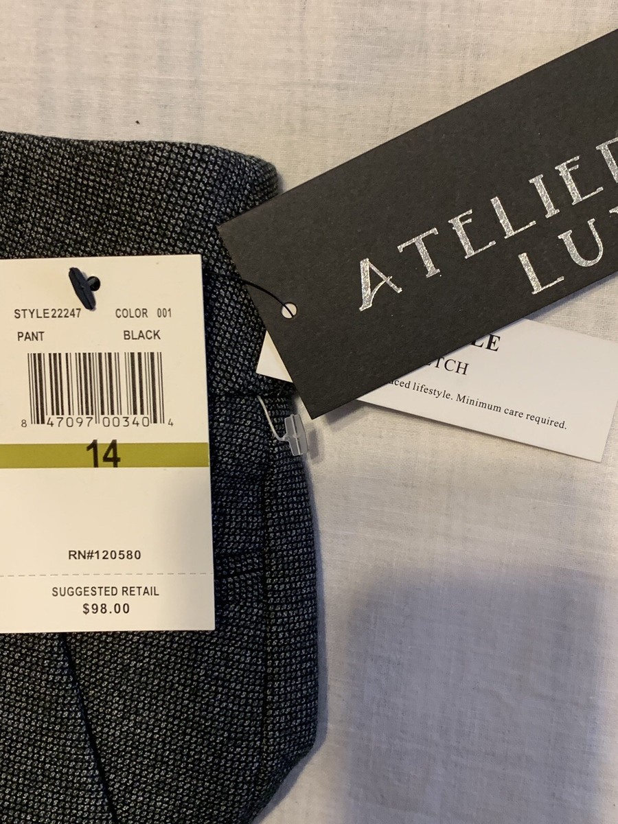Atelier Luxe Women's Charcoal Gray Dress Pants Size 14 | eBay