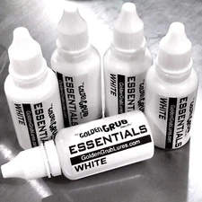 NEW 1 OZ WHITE Essentials Color Fishing Soft Plastic Bait Lure Making plastisol