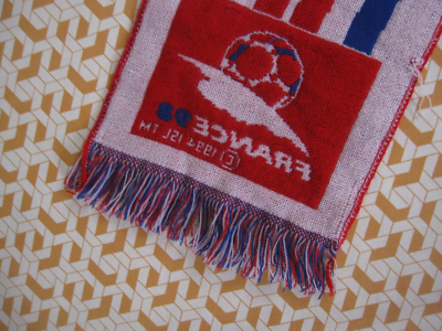 Écharpe Supporter Vintage France 98 Mondial 1998, Mascotte Footix (occasion)