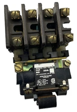 JOSLYN CLARK CONTROLS 5U4 CONTACTOR BULLETIN 7305 TYPE PM MADE IN USA