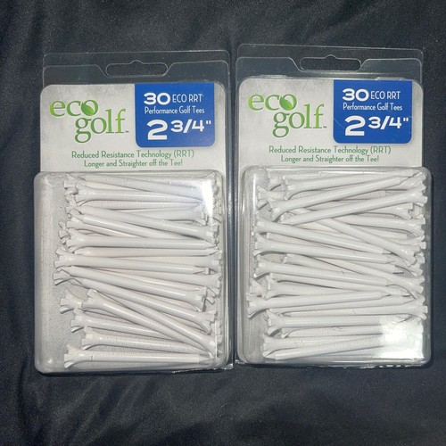 Eco Golf - RRT Performance Golf Tees weiß 2 3/4" (2 Packungen à 30 Stück)  - Bild 1 von 2