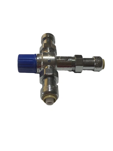 Jones Stephens, C77468LF Plumbite Fittings Push On Thermostatic Mixing Valve,1/2 - Picture 7 of 10