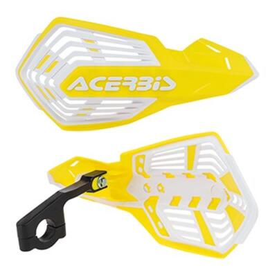 Acerbis X-Future Belüftet MX Handprotektoren Gelb Weiß beta RR Rx Xtrainer