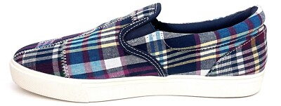 CLUB ROOM Men\'s Tate Blue Madras Plaid loafers Casual Shoes Size 12 new with box CLUB ROOM Men main image 2