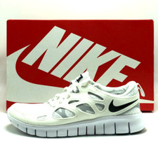  NEW Youth Nike Free Run 2 GS White/Black-Wolf Grey DD0163 100   