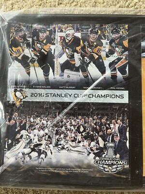 Penguins 2016 Stanley Cup Champs 12' x 15' Plaque - Fanatics Authentic