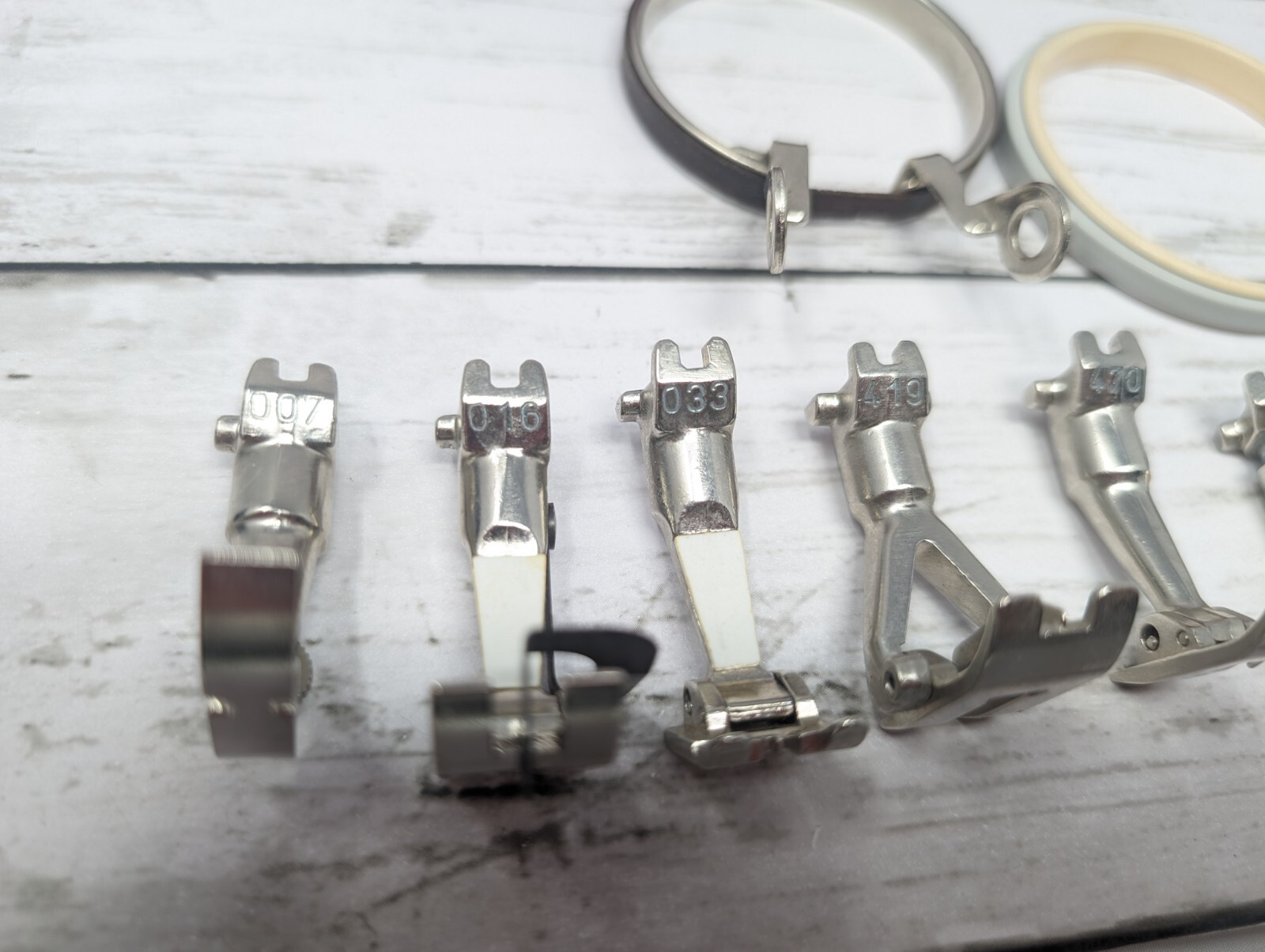 Bernina Sewing Machine Accessories Box with Feet, Bobbins,Tools, Spools