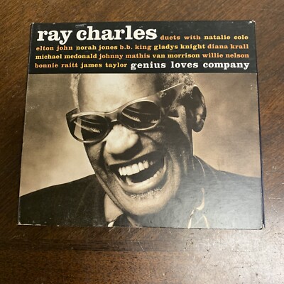 RAY CHARLES, GENIUS LOVES COMPANY, 2004, CONCORD RECORDS, JAZZ / BLUES,  CD