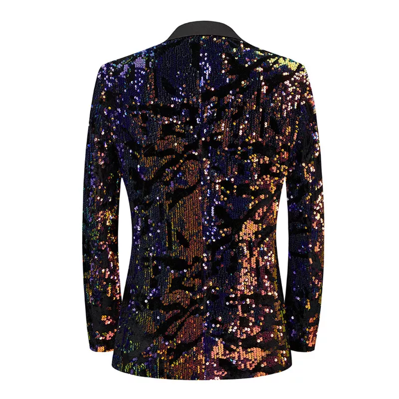 Mens sequin shop jacket costume