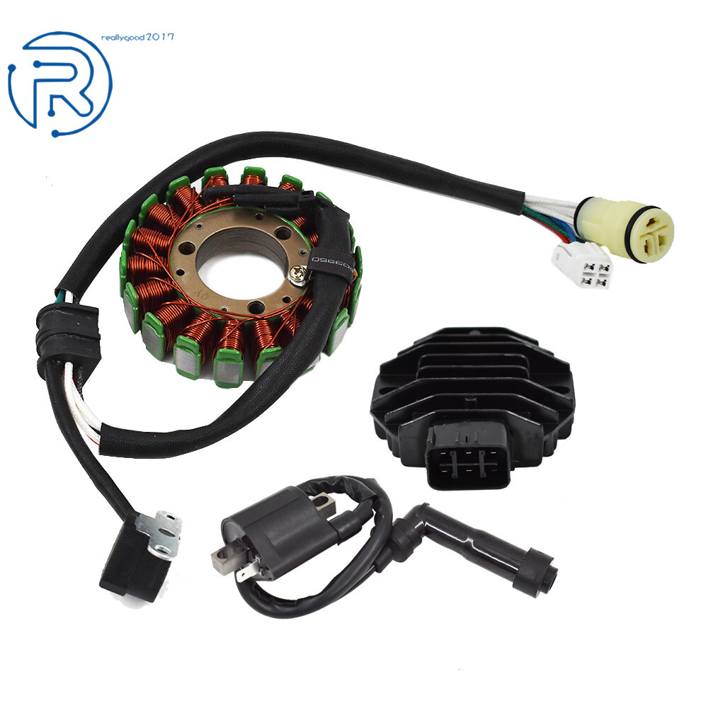 Ignition Coil Regulator Rectifier & Stator For Yamaha Raptor 660R YFM660R 01-05 - Foto 4