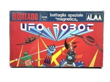 VINTAGE ANNI 70 ALMA GIOCHI UFO & ROBOT GOLDRAKE BATTAGLIA MAGNETICA RARA# M
