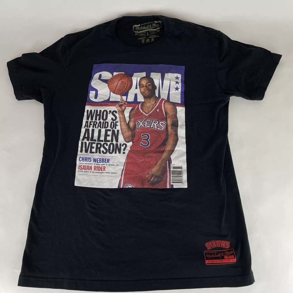 Mitchell & Ness Allen Iverson Slam Magazine T-shirt, hoodie, sweater, long sleeve and tank top