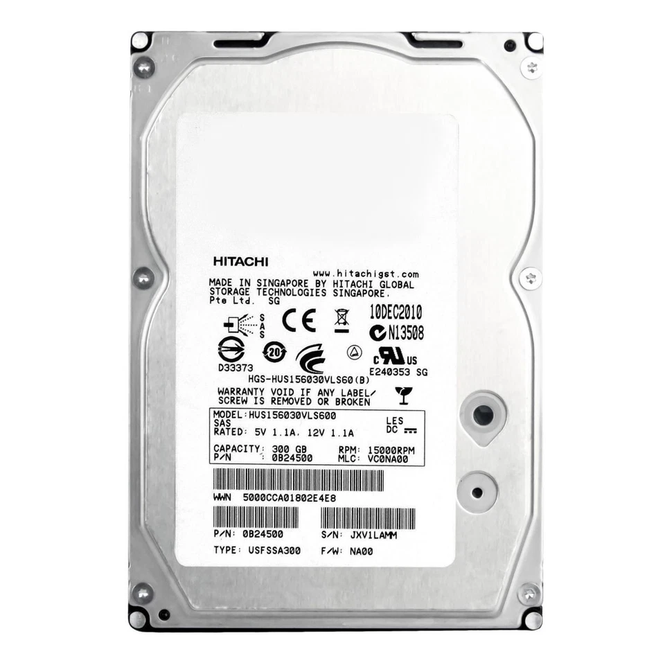 Hard Drive Hitachi Ultrastar HUS156030VLS600 300GB 15000U/Min 64MB SAS-2 3.5 " - Image 3 of 3