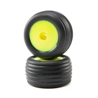 Losi Directional TiresFrontMountedYellow Mini-T 2.0 LOS41010 Elec Car/Truck
