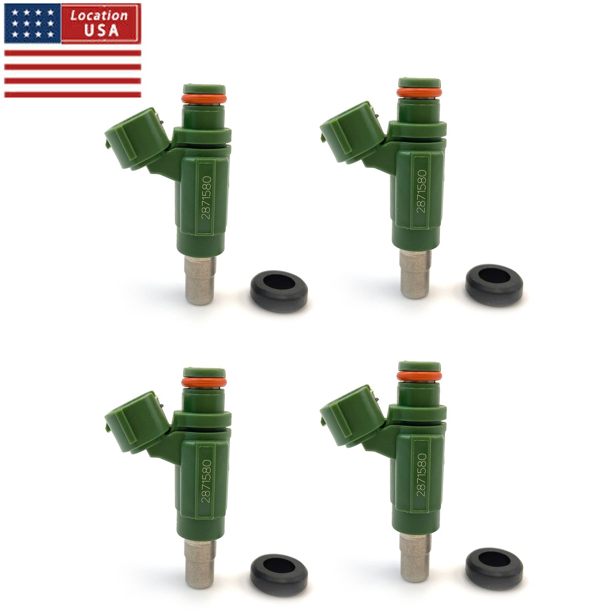 4x Fuel Injectors For 2008-2011 Kawasaki Ninja ZX14 ZX1400