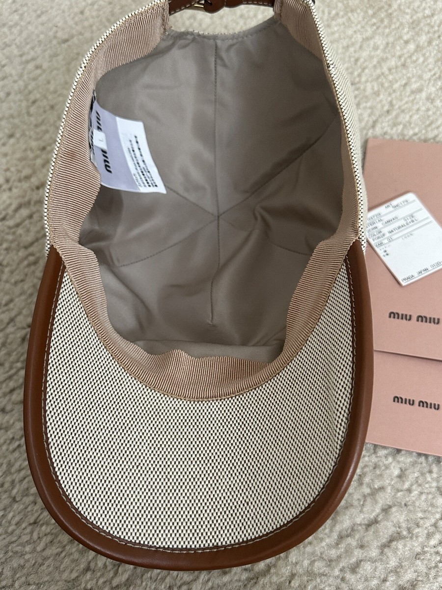 Authentic Miu Miu Canvas Baseball Hat - Sold Out Item | eBay