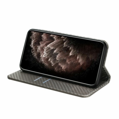 Flip Carbon Fiber Pattern Phone Case For Samsung S20 S21 S22 S23 Ultra Note 20 - Picture 44 of 55